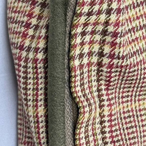 Pottery Barn 2 Velvet Pillow Covers; 1 Unbranded Plaid Cotton Cover Fall Hunting - Picture 13 of 16